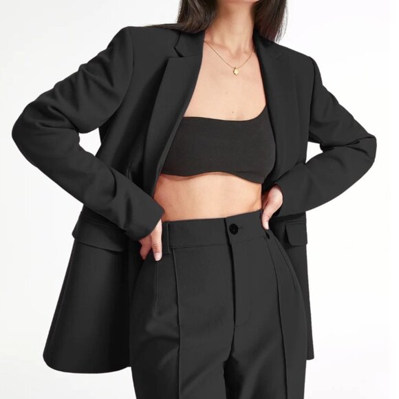 NWT Commense Solid Colored Essential Blazer - Picture 2 of 4